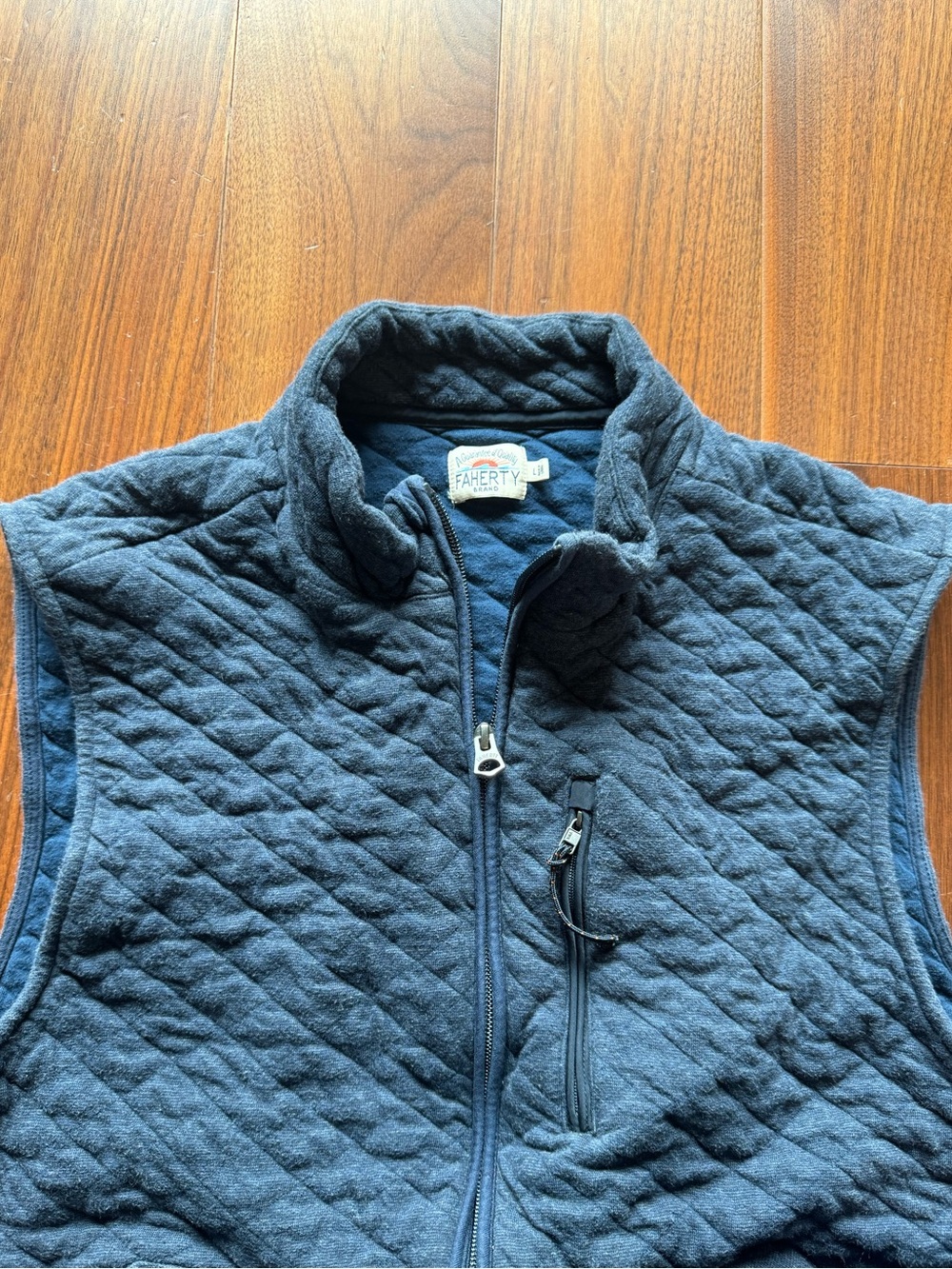 Faherty Epic Quilted Fleece Vest
